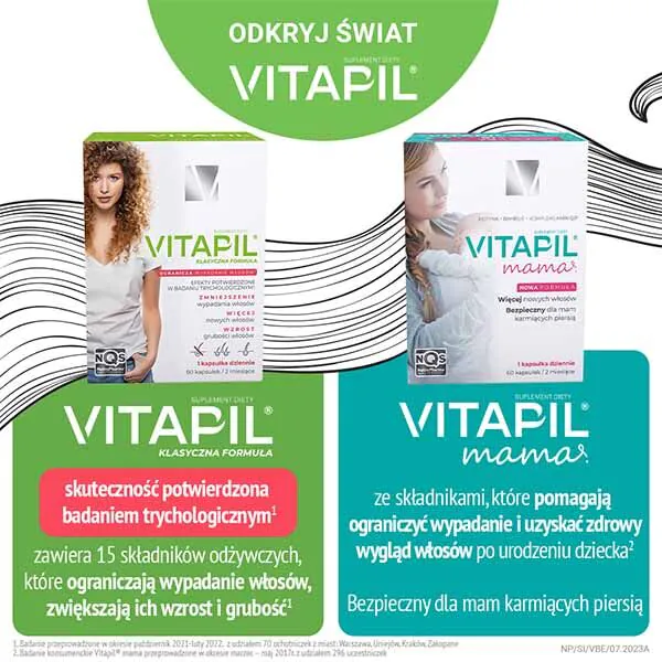 Vitapil Beauty, Dodatak prehrani za kosu, kožu i nokte, Kapsule
