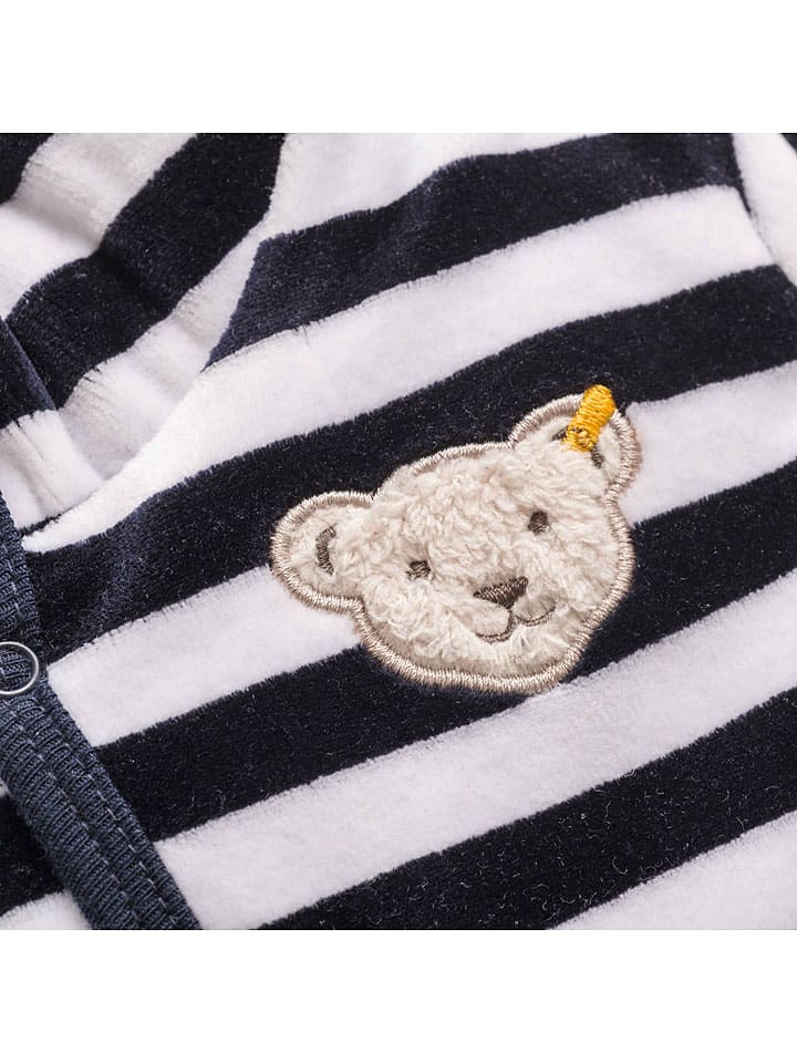 Steiff 3tlg. Outfit in Dunkelblau/ Weiß günstig kaufen