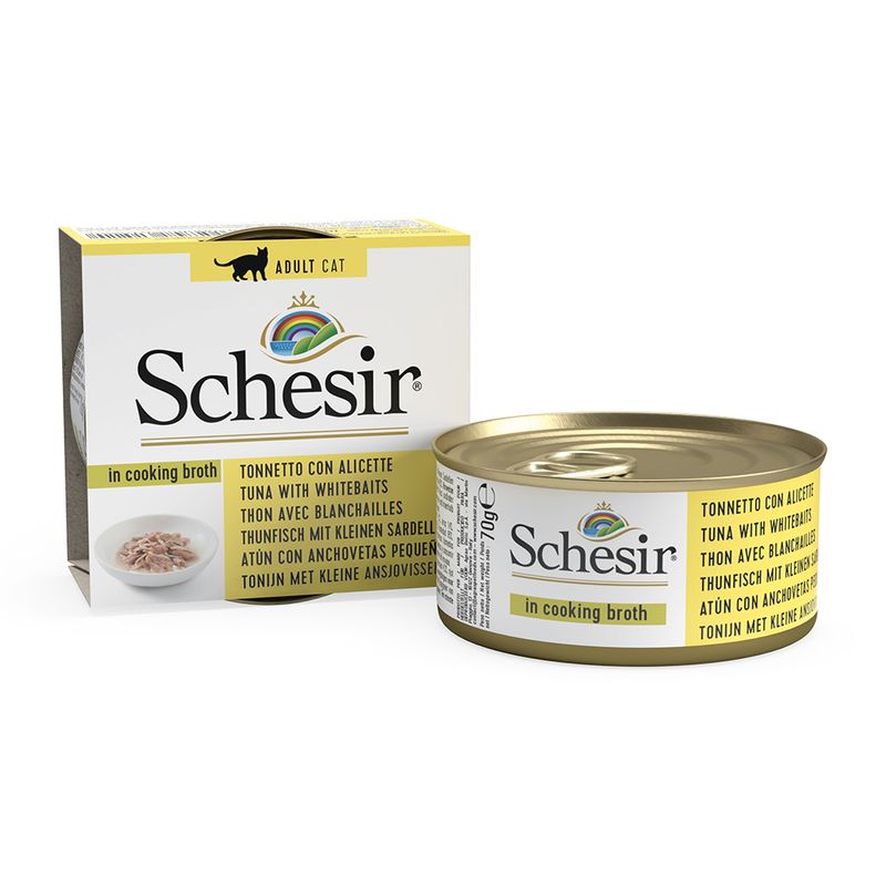 Sparpaket Schesir in Brühe 24 x 70 g zu TOP-Preisen