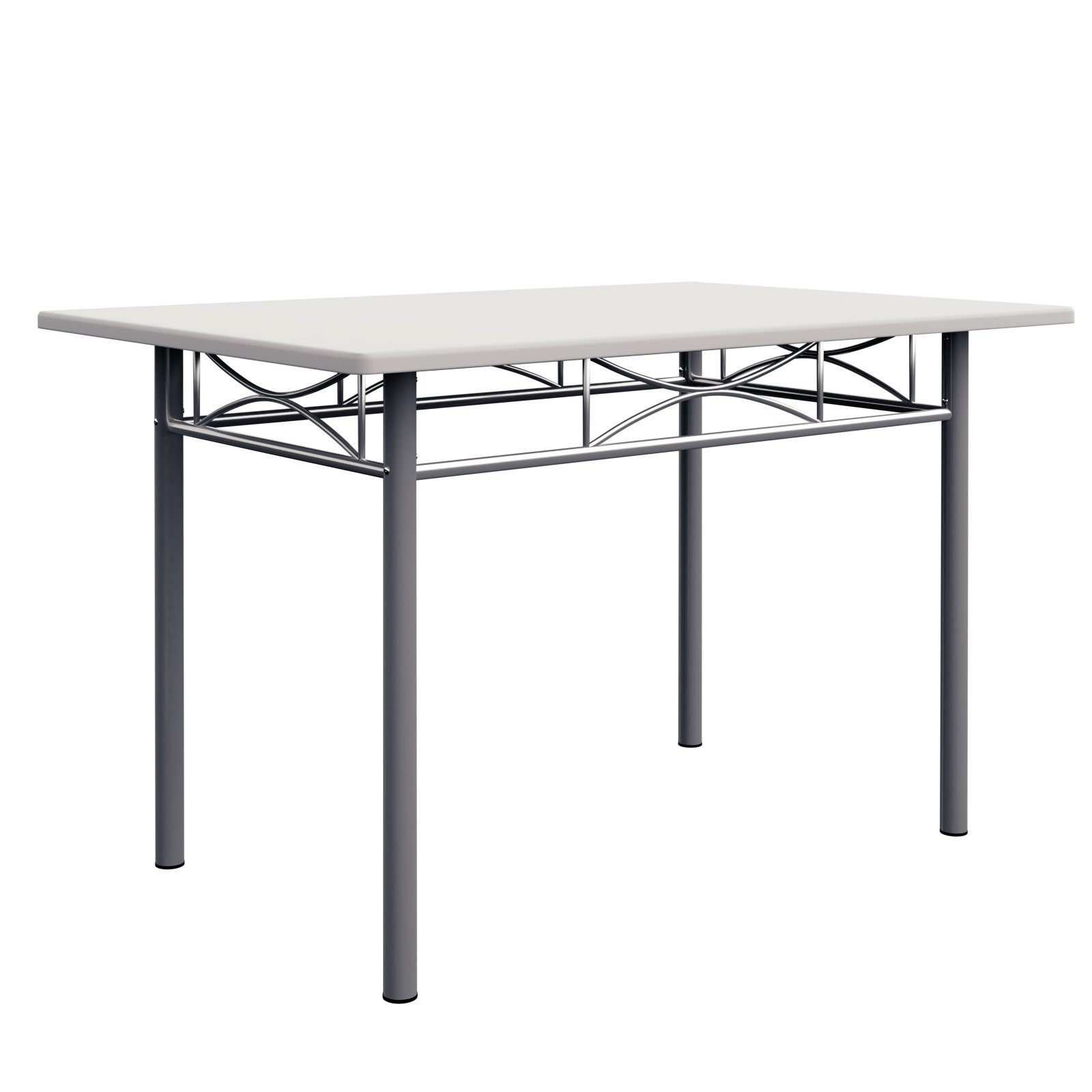 Casaria Essgruppe Paul, (5-tlg), Esstisch mit 4 Stühlen für Esszimmer Küche 5tlg. Sitzgruppe Robust