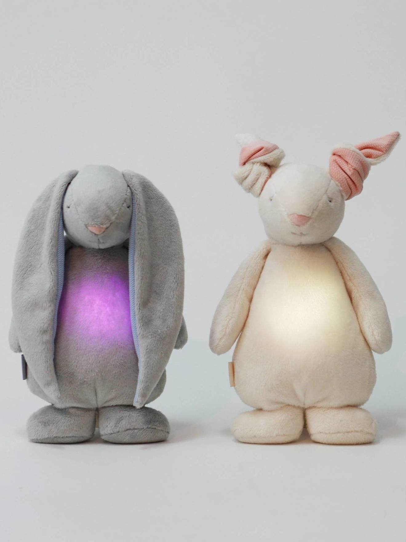Veilleuse peluche MOONIE Lapin bleu