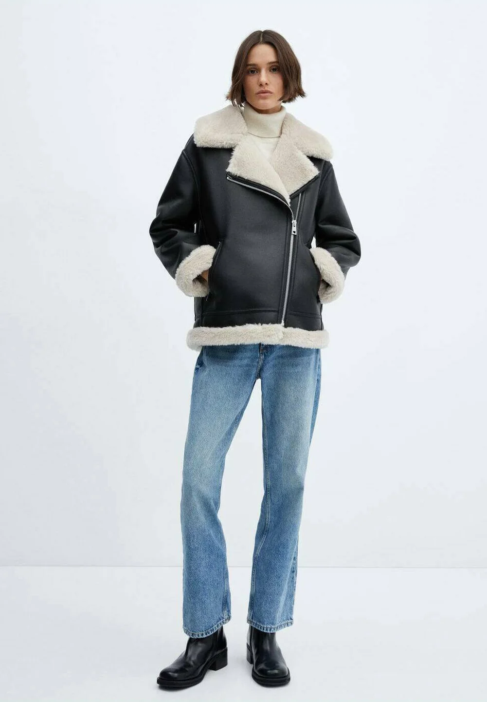 Mango ADRI - Chaqueta de piel sintética