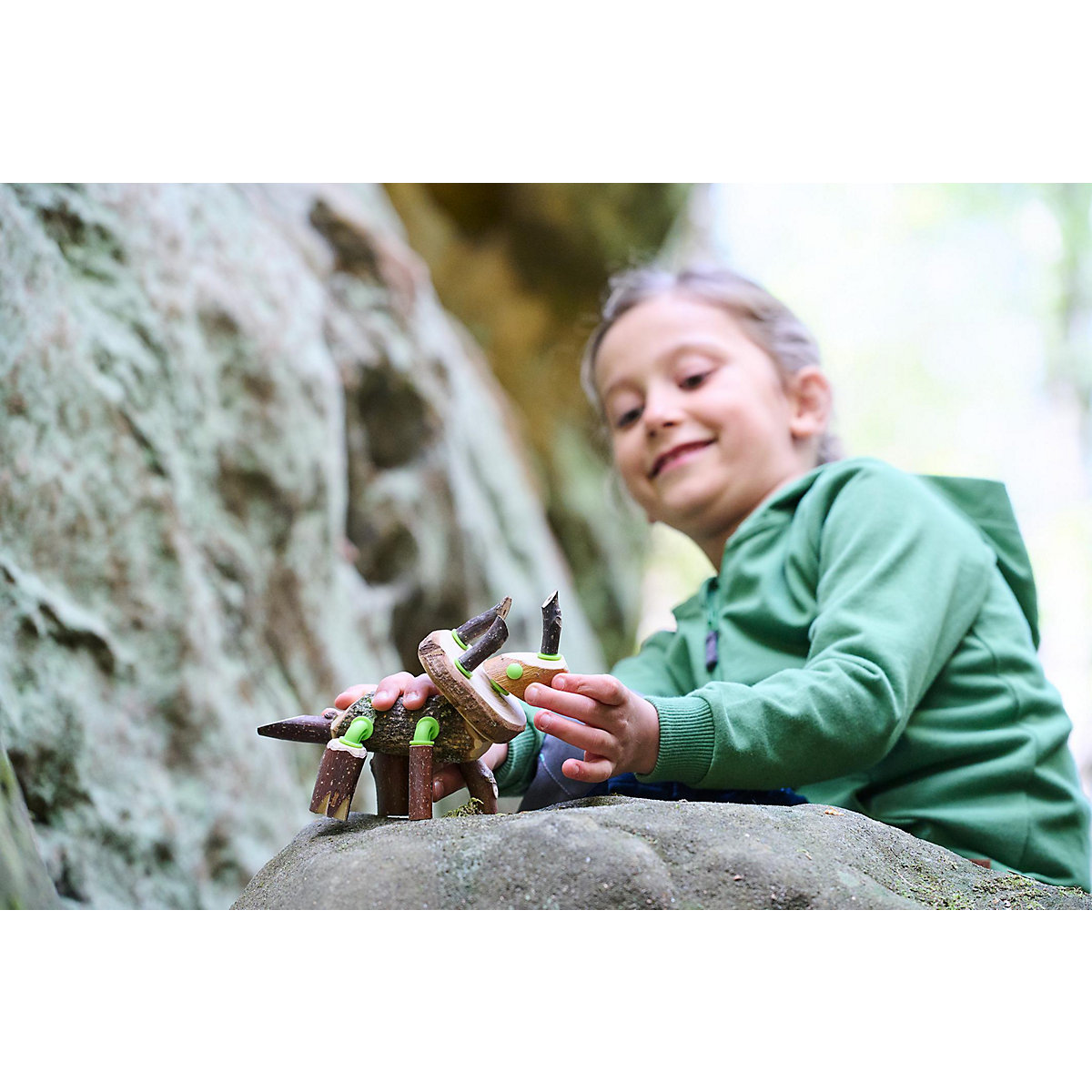 HABA 306309 Terra Kids Connectors Konstruktions-Set Dinosaurier