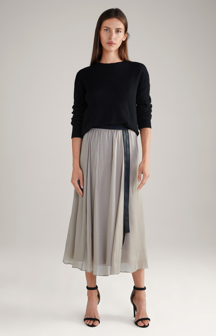 Cashmere-Strickpullover in Schwarz