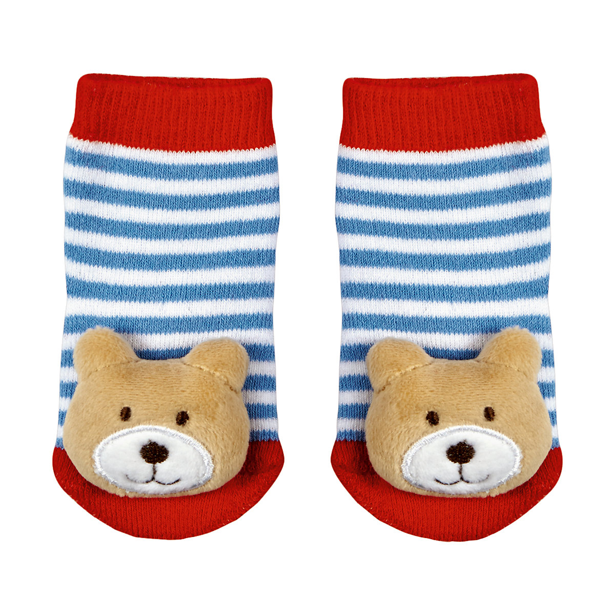 Rasselsöckchen Bärchen BabyGlück, one size (2-12 Monate)