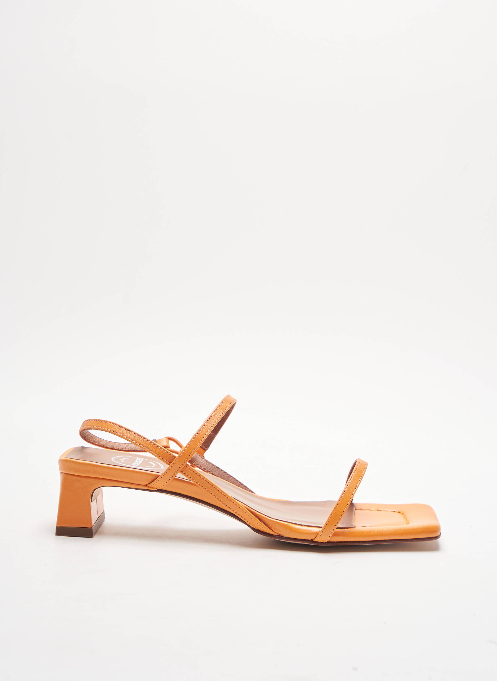 Sarenza Sandales Nu Pieds Femme couleur orange