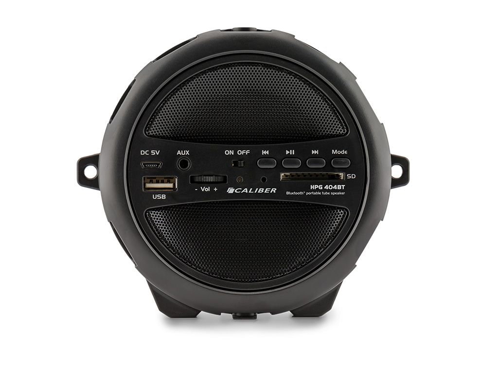 HPG404BT WLAN-Lautsprecher mit Bluetooth, USB, Batterie und TWS - Schwarz