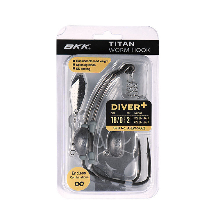 BKK Titan Diver + Texas Hook (x2)
