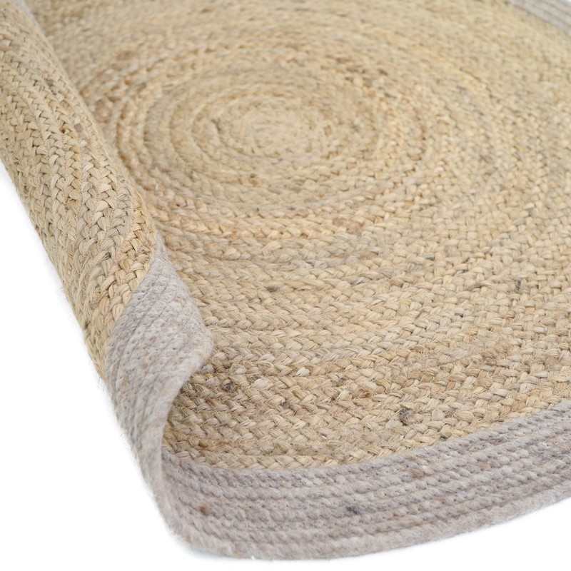 Tapis jute & laine YHUKI