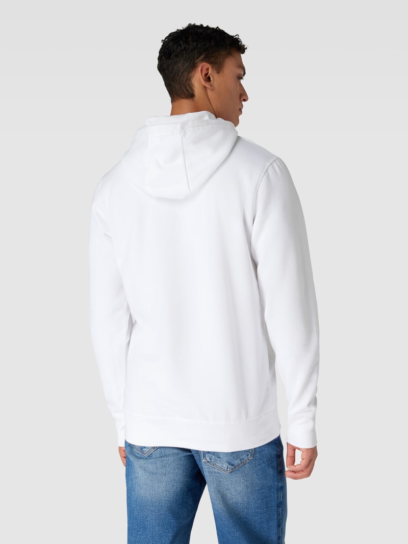 Hoodie mit Label-Print Modell 'Oodia' in weiß