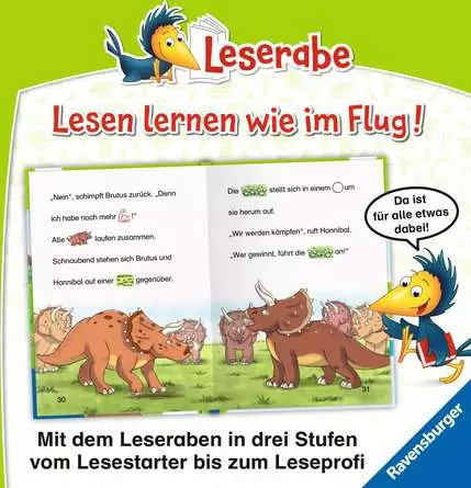 Leserabe - Vor-Lesestufe: Dinosauriergeschichten