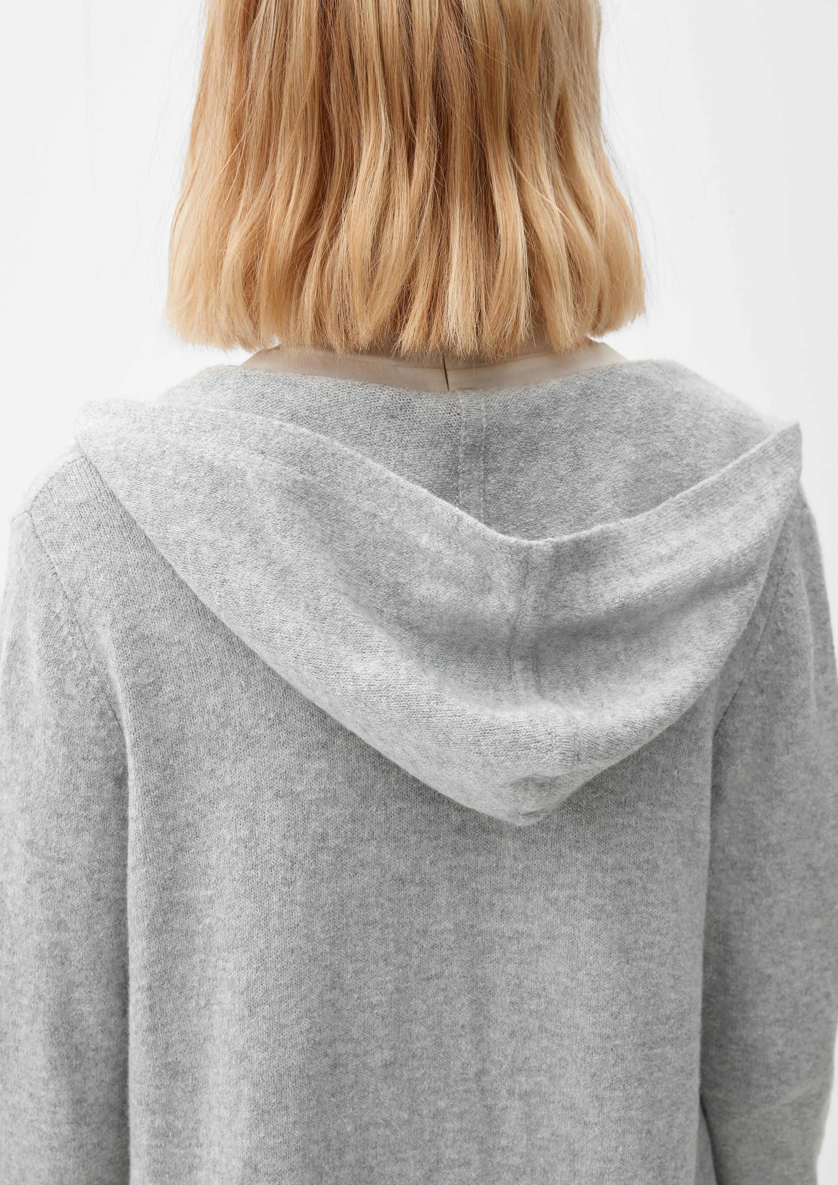 Long-Cardigan mit Kapuze  2118908-9400