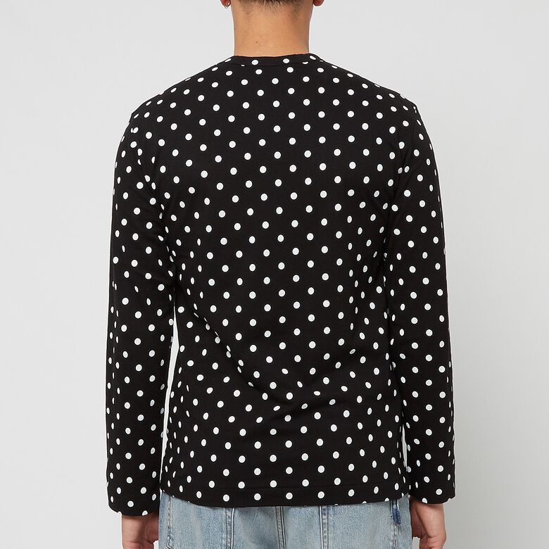 Comme des Garcons Play Black Polka Dot Longsleeve black