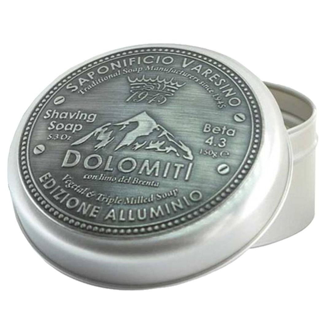 Dolomiti Shaving Soap Aluminium Jar
