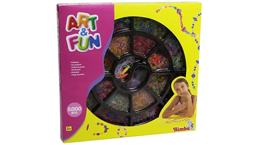 Simba - Art und Fun - Perlenschmuck Set, 2-sort.