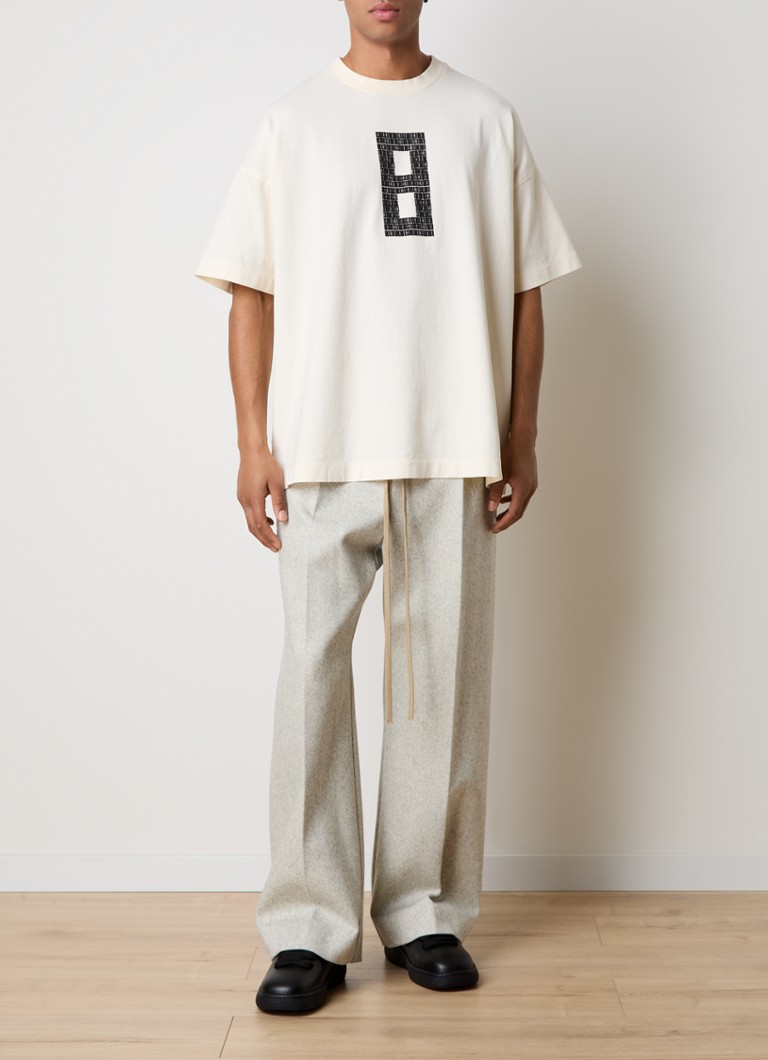 Fear of God Loose fit pants in wool blend with press pleats and stitching pockets