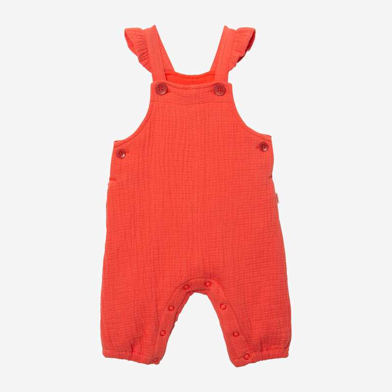 Salopette bébé fille gaufrée rouge Catimini