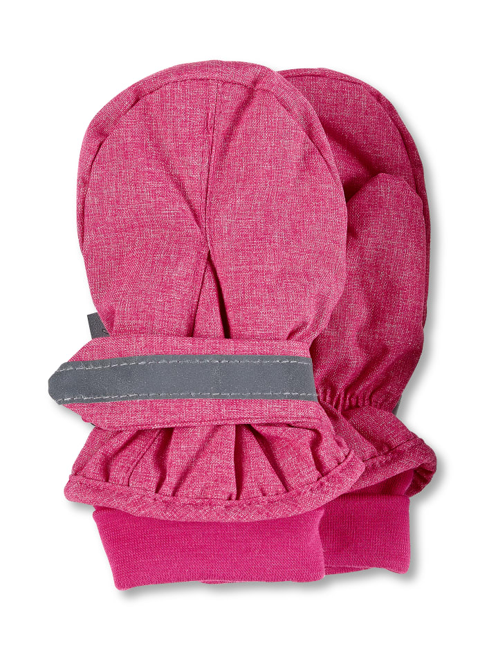Sterntaler Fäustlinge uni in magenta melange günstig kaufen