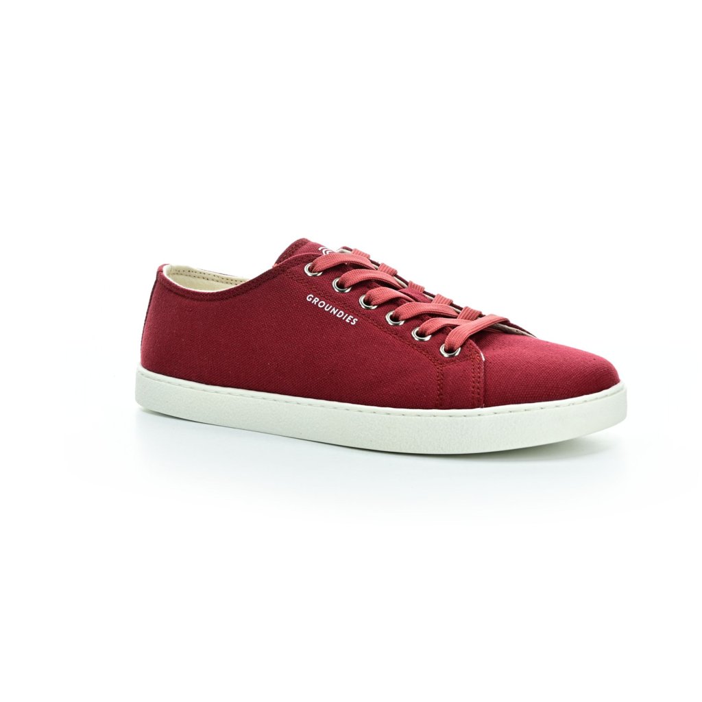Groundies Lima Bordeaux W Canvas Barfußschuhe