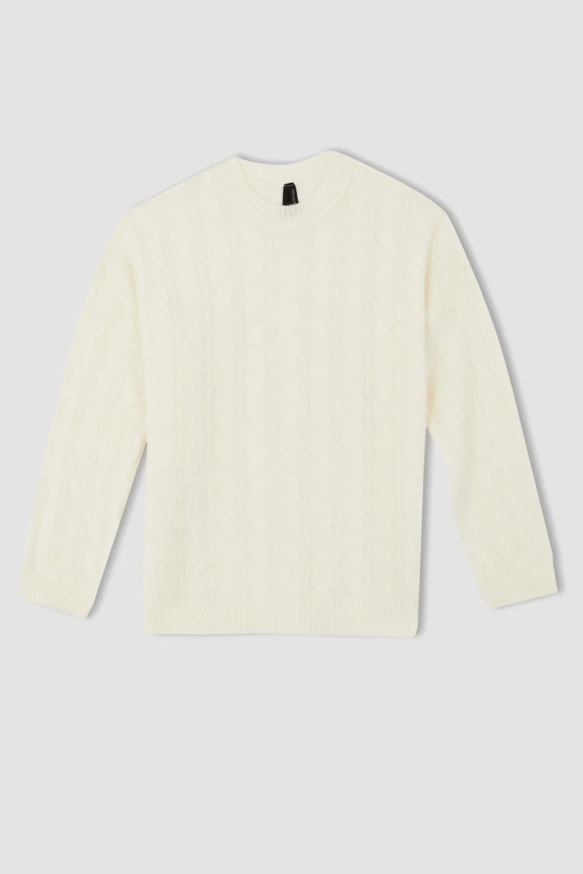 DeFacto  Pullover mit Rundhalsausschnitt in Oversize-Passform