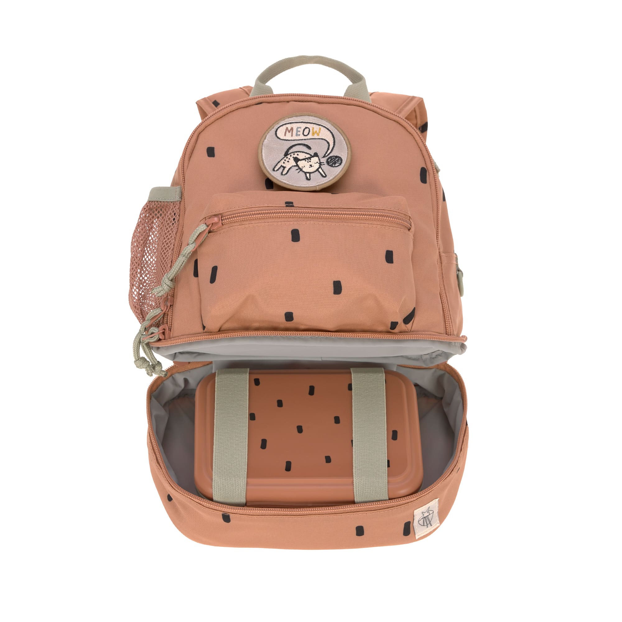 Kindergartenrucksack Mini - Happy Prints, Karamell