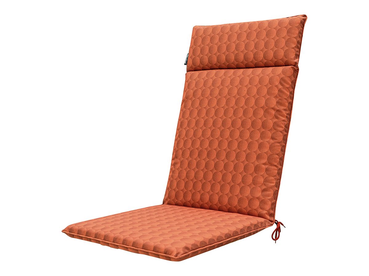 Madison Mairo Terra 120 x 50 Gartenstuhlkissen mit hoher Rückenlehne
