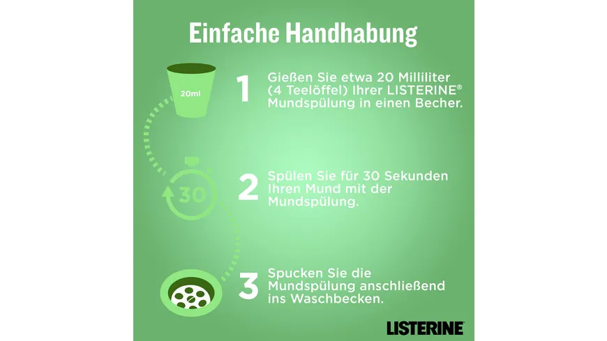 Listerine Total Care Mundspülung Probiergröße 95 ml