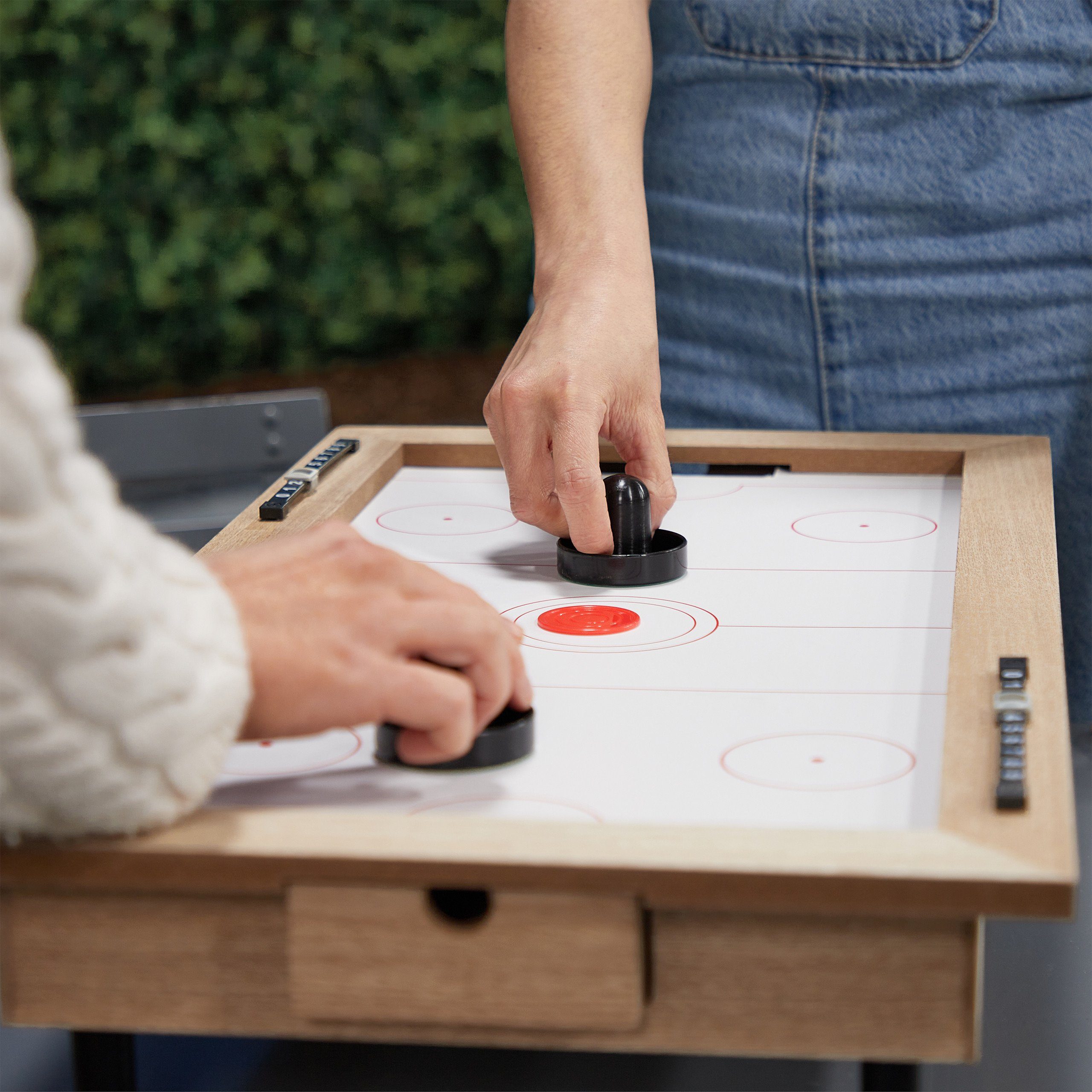 relaxdays Air-Hockeytisch Airhockey Tischspiel