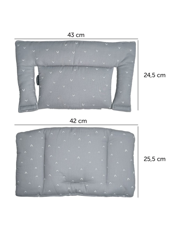 LaLoona Sitzkissen / Hochstuhlauflage für Stokke Tripp Trapp in grau günstig kaufen onesize