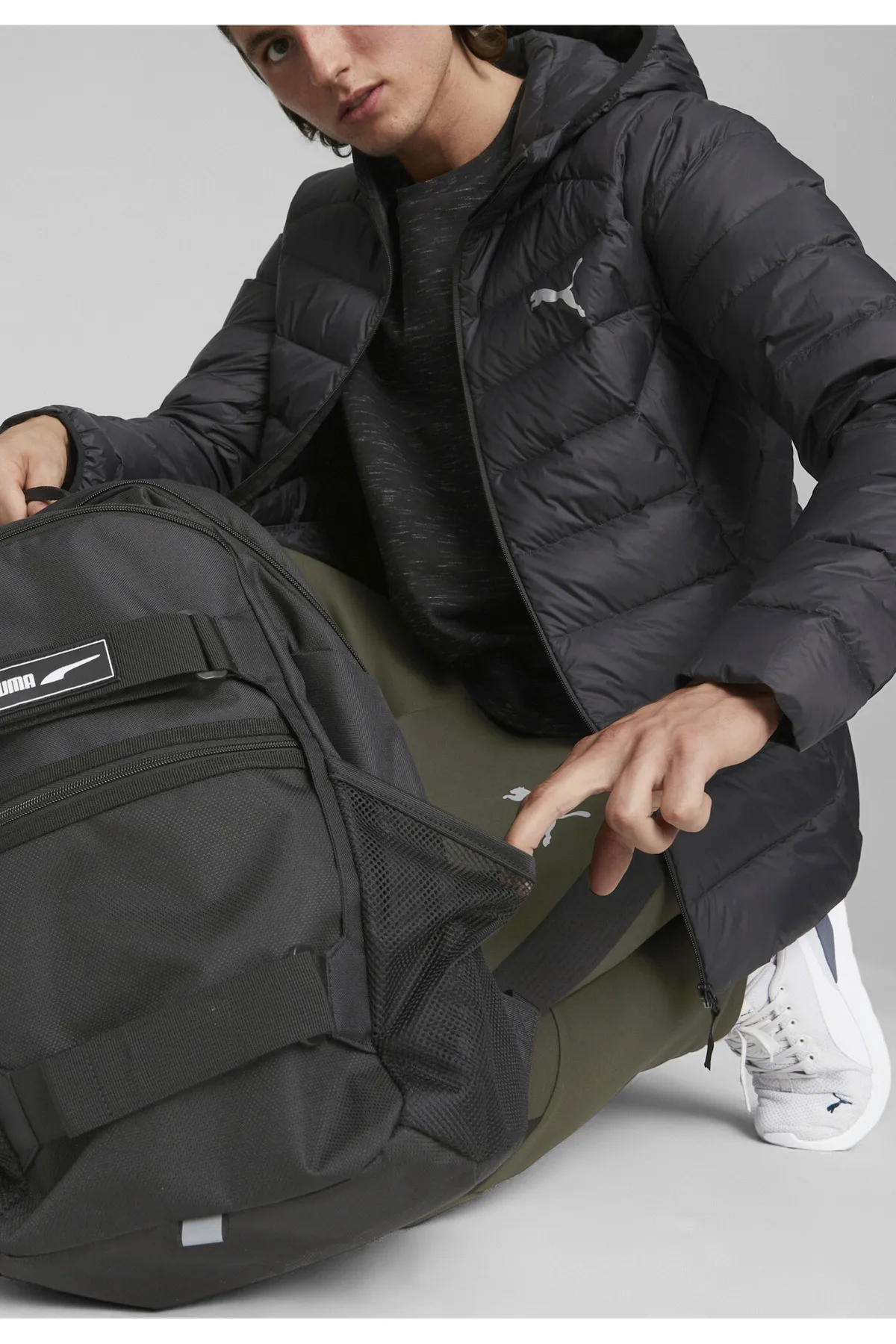 Puma  Rucksack - Schwarz - Unifarben