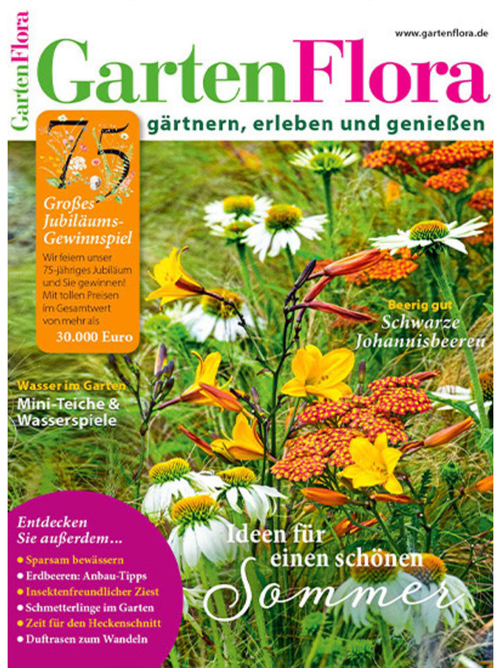 Hubert Burda Media 12 x GARTENFLORA Zeitschrift (Gutschein für Jahres Abo) günstig kaufen onesize