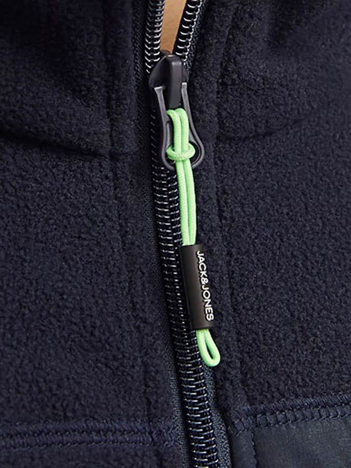 Jack & Jones Fleecejacke in Dunkelblau günstig kaufen