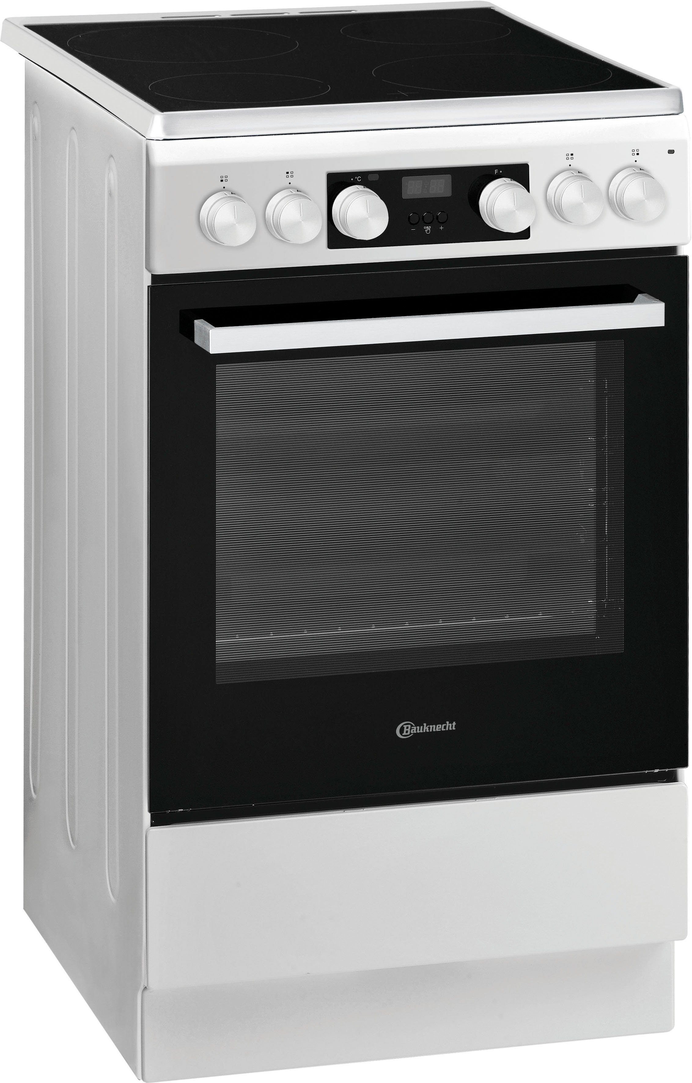 BAUKNECHT Elektro-Standherd BS5V8CCW/DE, mit Backauszug, Hydrolyse