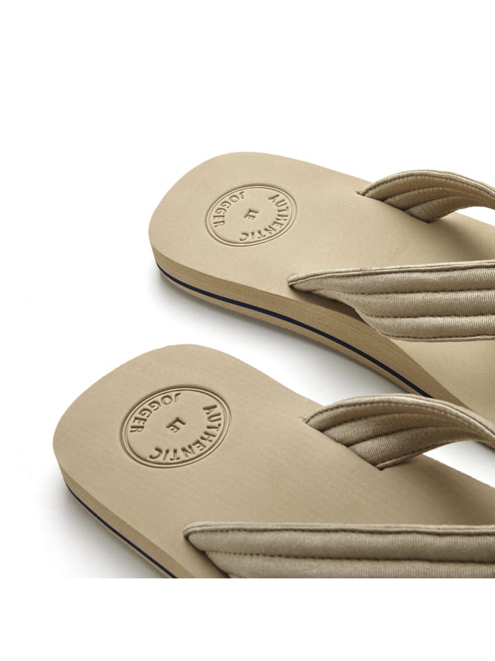 AUTHENTIC LE JOGGER Zehentrenner in beige günstig kaufen