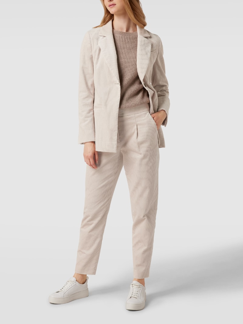 Blazer aus Cord in beige