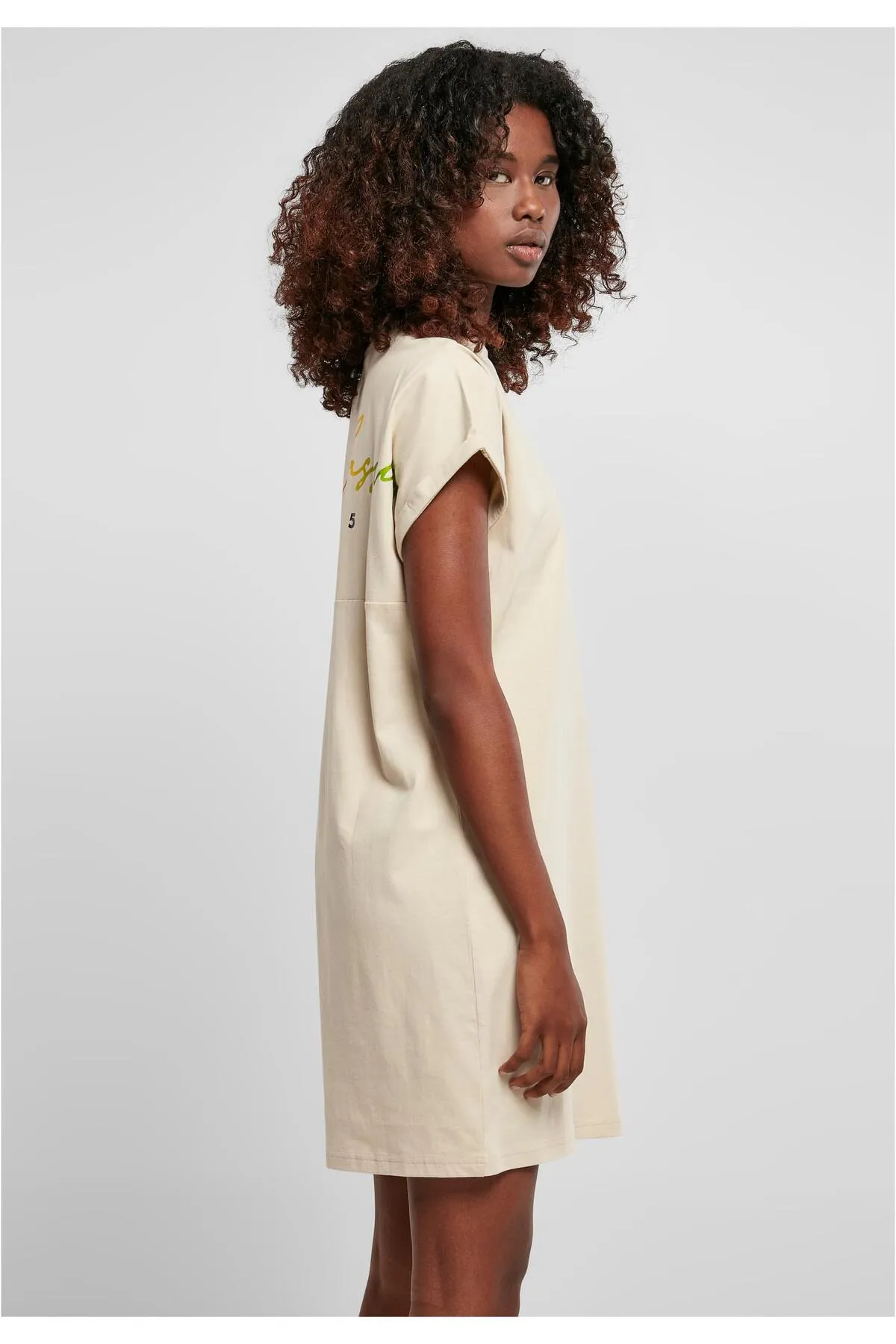 Urban Classics  Damen Rainbow T-Shirt-Kleid für Damen