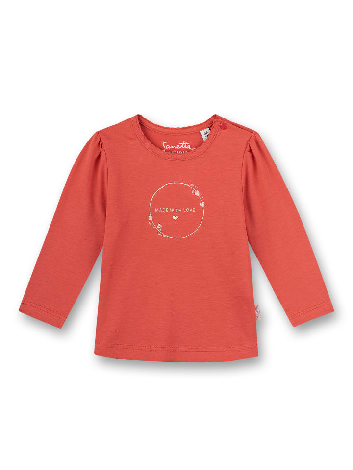 Sanetta Langarmshirt in Rot günstig kaufen