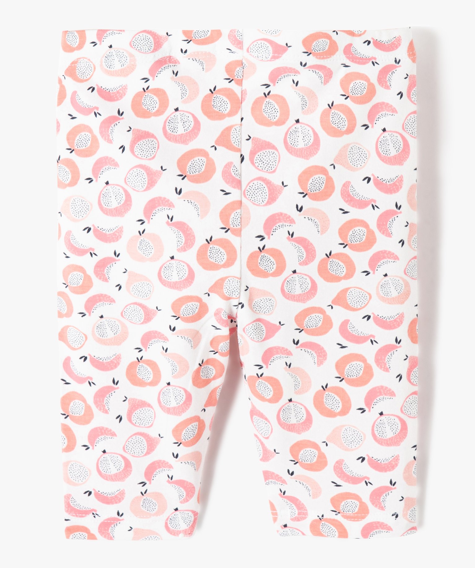 Legging bébé fille court à motifs rose | GEMO