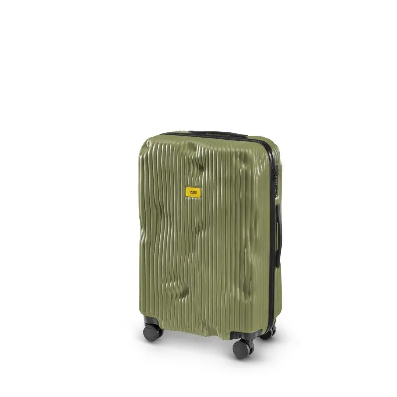 Crash Baggage Stripe Trolley M (68 cm) - Olive