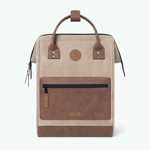 Adventurer Medium Backpack with Beige Flap