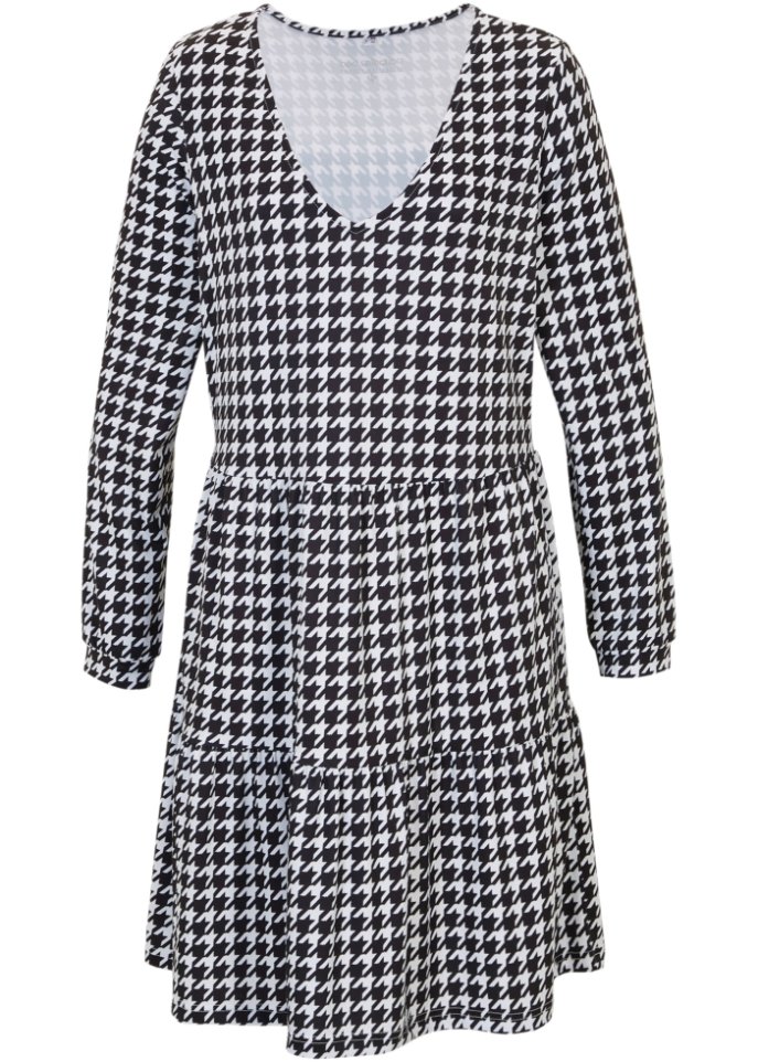 Shirtkleid Hahnentritt