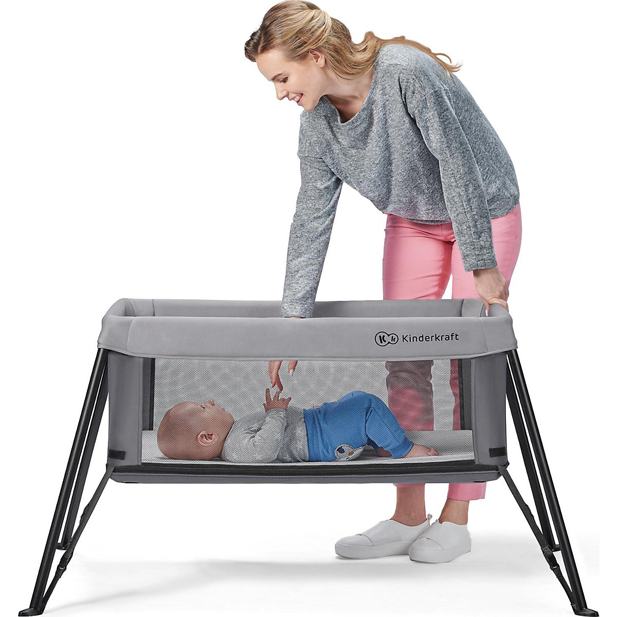 Kinderbett 2 in 1 MOVI, rosa