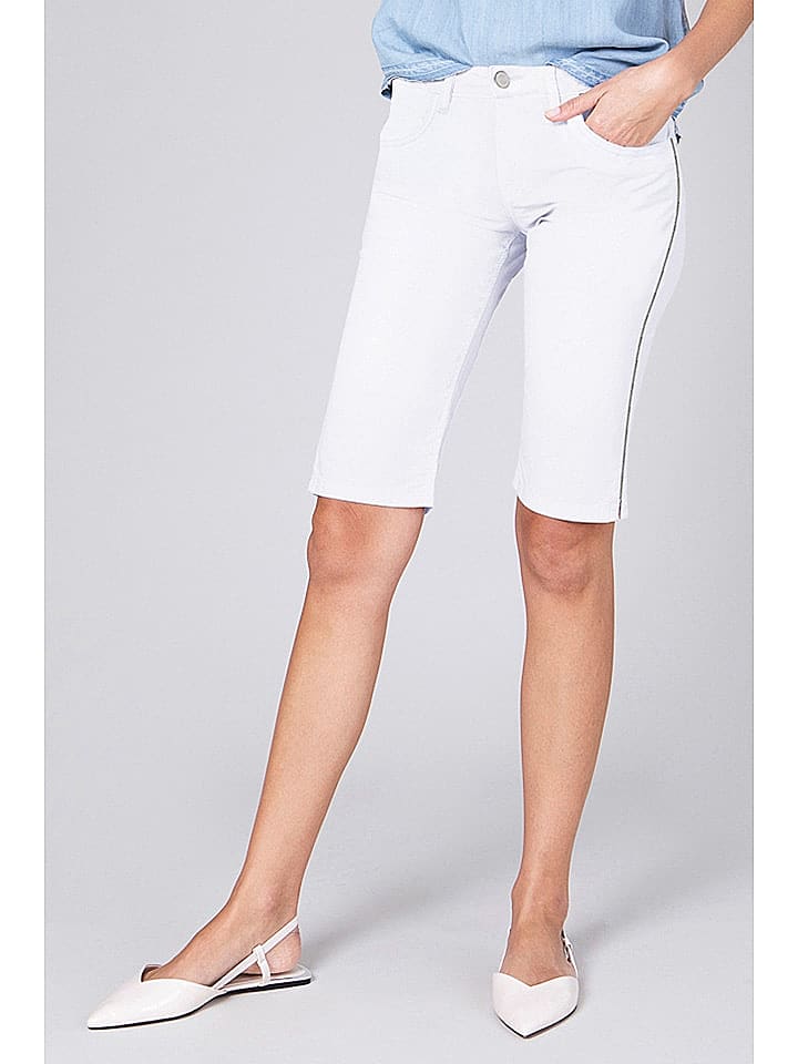 Blue Fire Bermudas in Weiß günstig kaufen W30