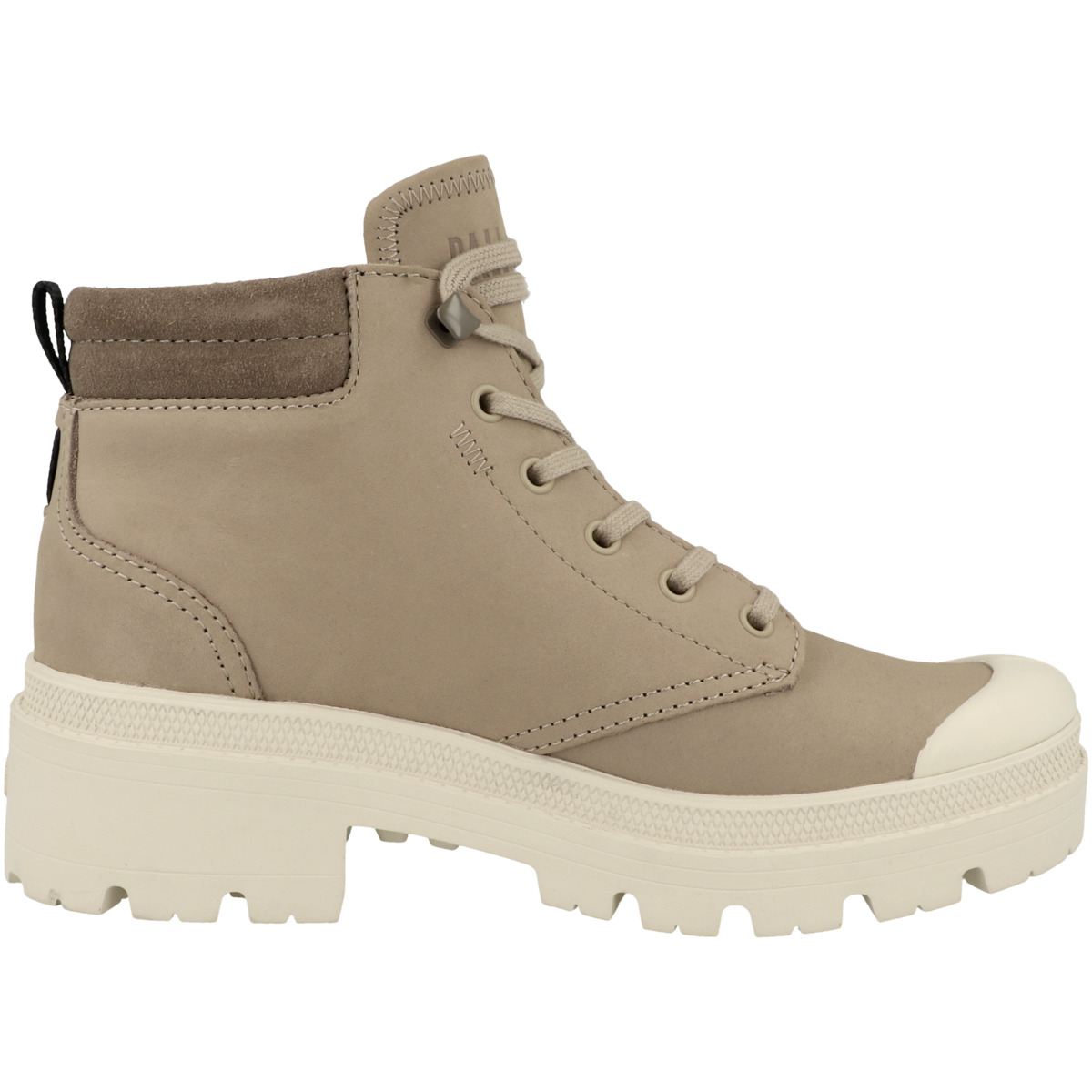 Palladium Pallabase Lo Cuff Schnürboots hellgrau