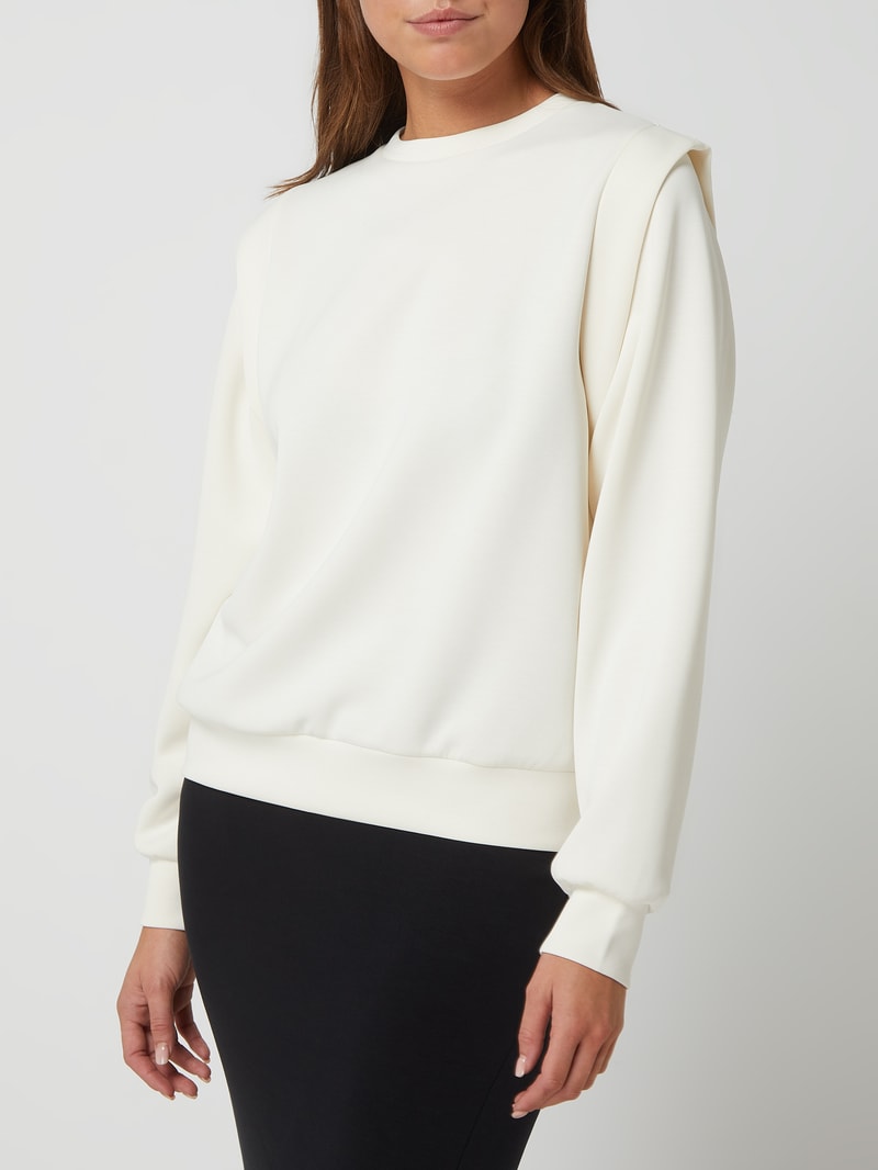 Sweatshirt mit Modal-Anteil in ecru