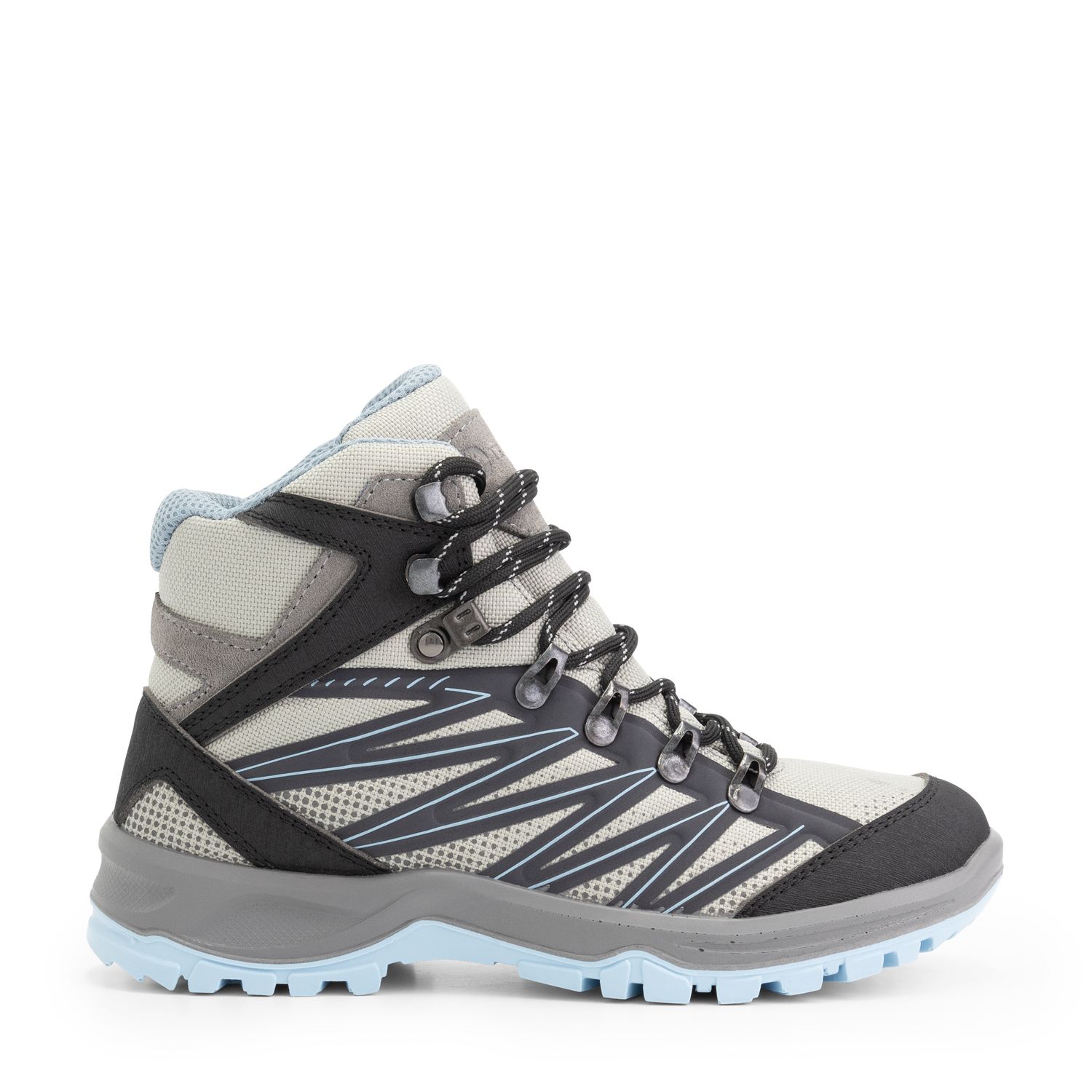 Travelin' Arosund hellgrau blaue Damen Wanderschuhe