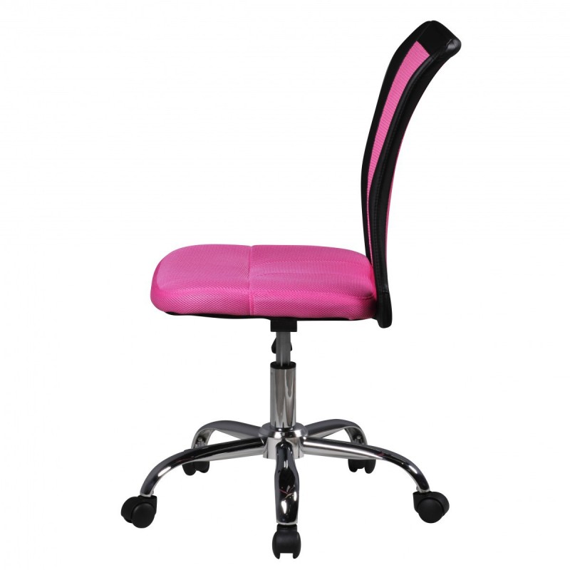 Amstyle Jugendstuhl Lukas Kinderzimmerstuhl Kinderdrehstuhl Netz Pink Schreibtischstuhl höhenverstellbar