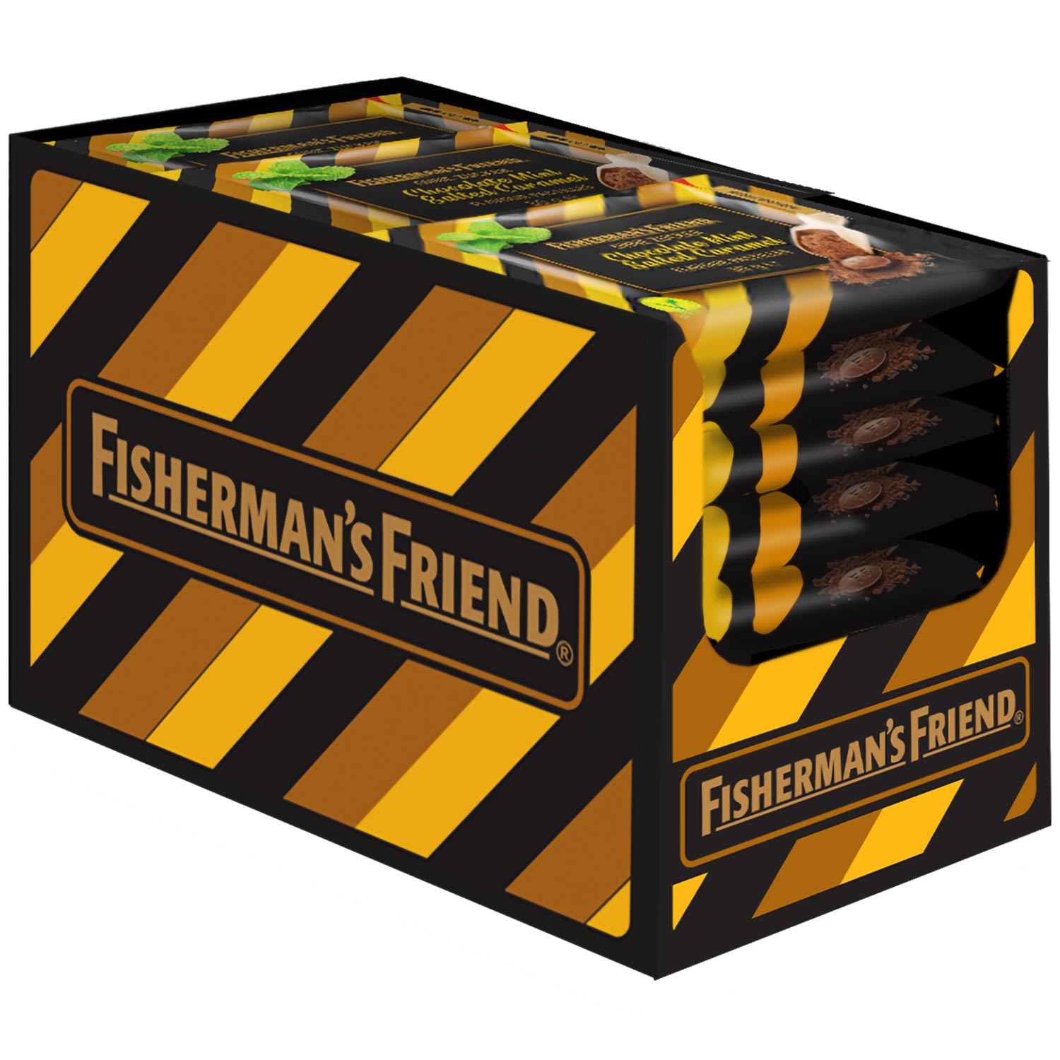 Fisherman's Friend Chocolate Mint Salted Caramel ohne Zucker 30g