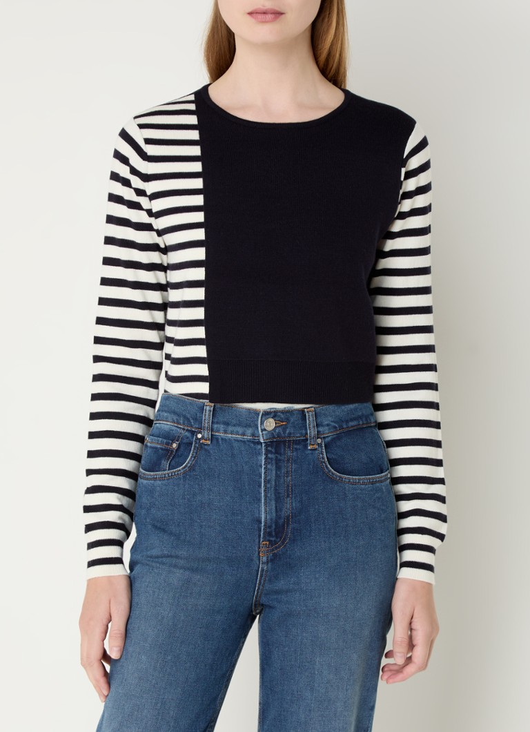 Maglione a righe in maglia fine di misto lana di Claudie Pierlot