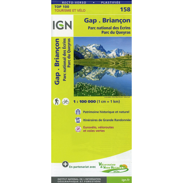 Gap Briancon 1:100 000 - Karte